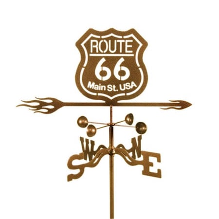 Ez Vane EZ1024-RF Route 66 Weathervane with Roof Mount EZ1024-RF